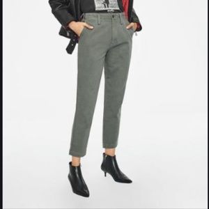 Anine Bing Logan Pant NWT Army Green Sz 2 - 4